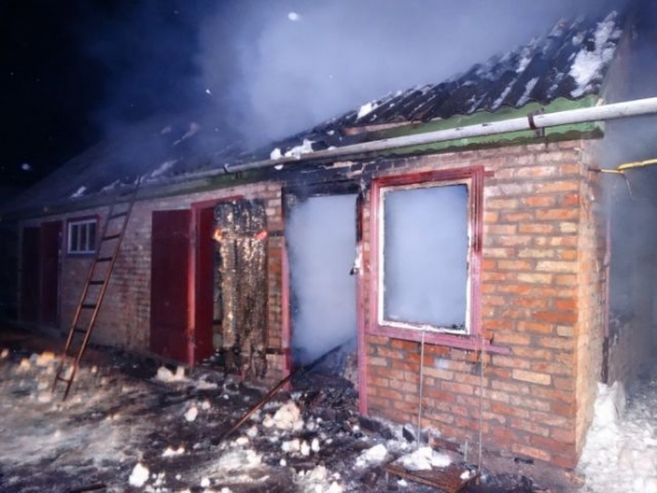 Через несправне пічне опалення у Смілянському районі згоріла хата