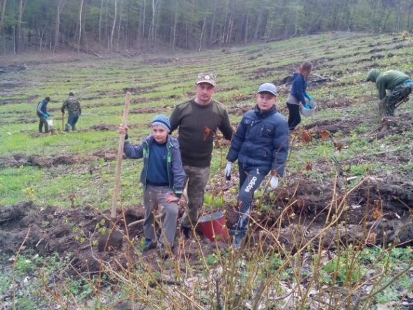У Лисянському лісгоспі молодь долучилась до створення лісів