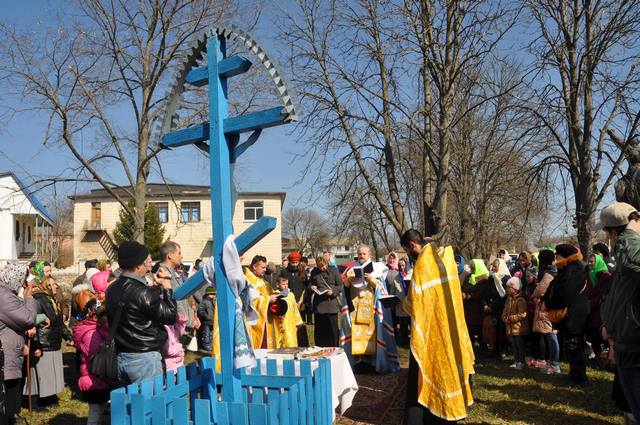 На Корсунщині освятили місце під православний храм