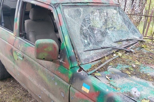 Бойовики обстріляли автомобіль АТОвця з Черкащини