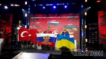 Черкаський спортсмен здобув бронзу чемпіонату Європи з армспорту