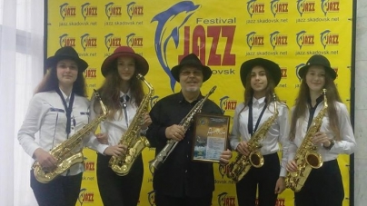 Квартет першої музичної школи виборов перше місце на джазовому конкурсі в Скадовську!