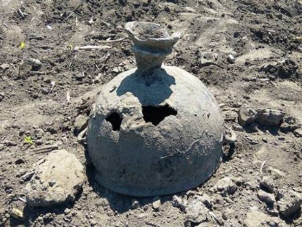 На Черкащині відкопали скіфську чашу