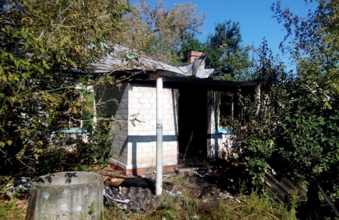 На Черкащині загорівся будинок