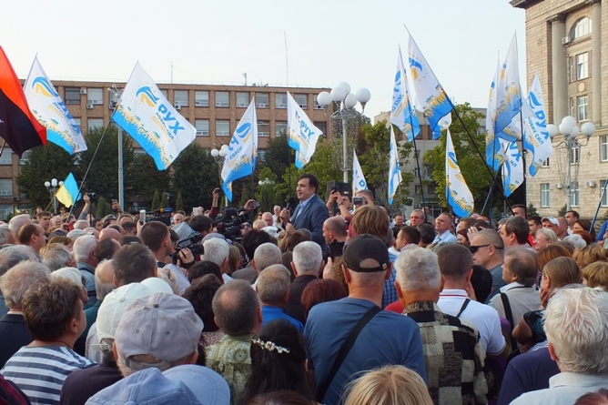 Михайло Саакашвілі: “Наші вимоги: антикорупційні суди, зняття недоторканості та закон про імпічмент”