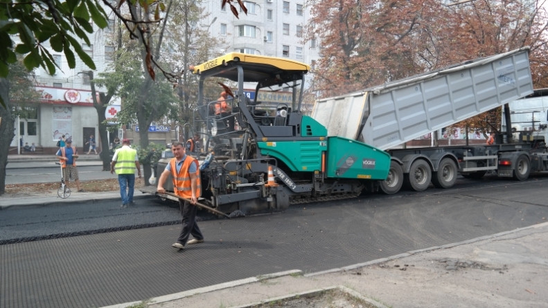 Ремонт двох черг бульвару Шевченка у Черкасах підходить до завершення