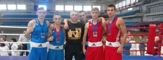 Команда боксерів Черкащини увійшла до трійки кращих в Україні