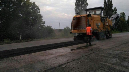 У Черкаській області розпочали ремонт автодороги Київ-Знам’янка