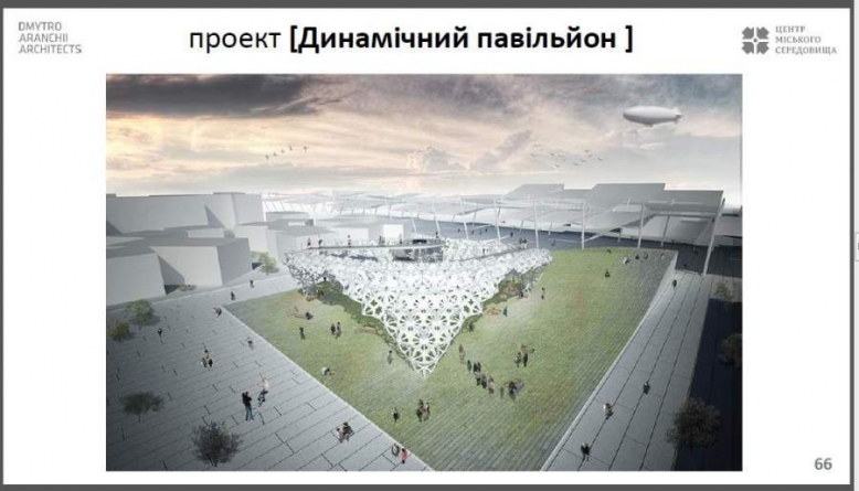 У Черкасах пропонують побудувати динамічний павільйон – такого немає ніде в Україні
