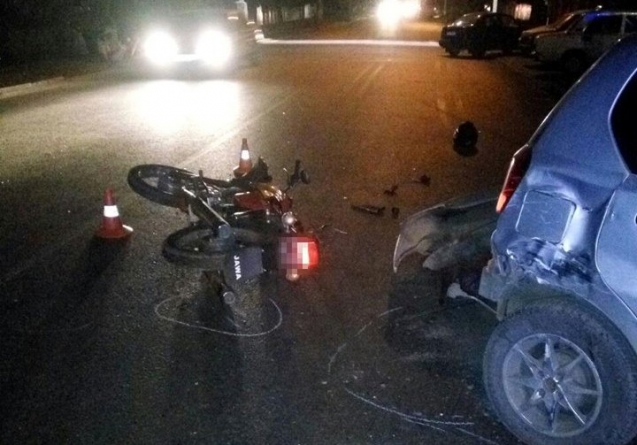 У ДТП в Черкасах збили мотоцикліста
