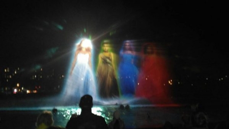 Нове шоу “Чотири стихії” презентували на уманських фонтанах