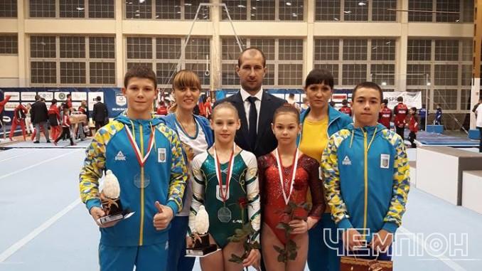 Гімнасти з Черкащини вибороли нагороди міжнародного турніру