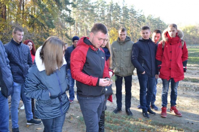 Уманські студенти вчилися у черкаських лісівників