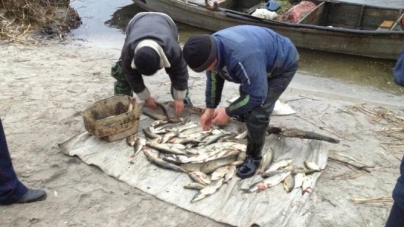 На території ботанічного заказника затримали рибацький баркас з уловом