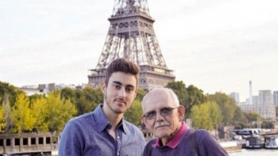 71-річний черкащанин велосипедом приїхав до внука в Париж