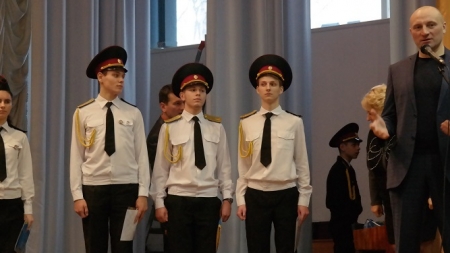 Черкаських кадетів привітав зі святом міський голова Анатолій Бондаренко
