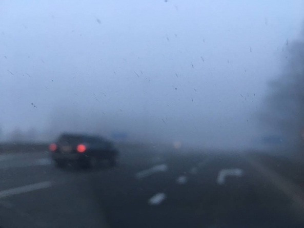На Черкащині через сильний туман оголошено штормове попередження