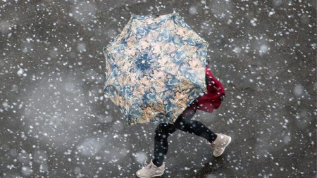 Сьогодні на Черкащині – дощ зі снігом, місцями сильний