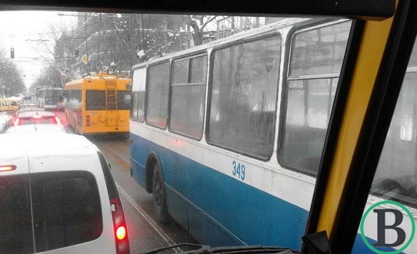 У Черкасах призупинений рух тролейбусів