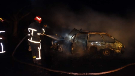 Просто під час руху загорілось авто у Смілі