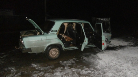 Через коротке замикання на Черкащині згоріли дві автівки