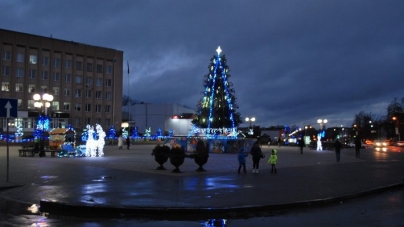 Міську новорічну площу Золотоноші визнано найкращою на Черкащині