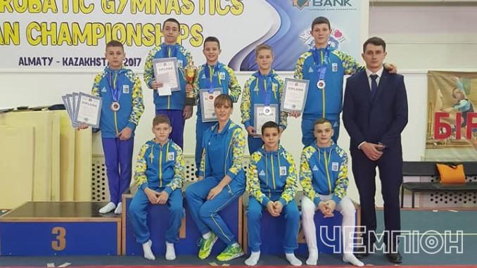 Черкаські гімнасти успішно виступили в Казахстані