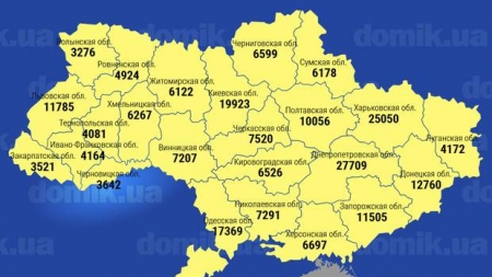 7,5 тис. квартир продали на Черкащині в минулому році (Інфографіка)