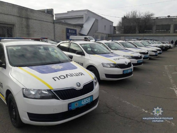 Нові службові автівки отримали черкаські поліцейські (Фото)