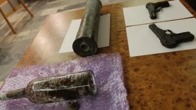 У Холодному Яру знайдено снарядну гільзу з повстанськими документами