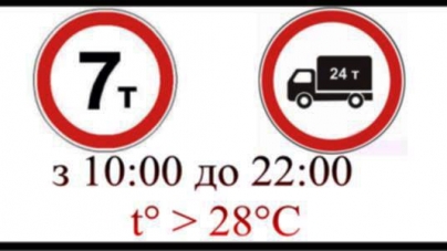 На Черкащині вводиться обмеження руху для великовагових автомобілів на період спеки