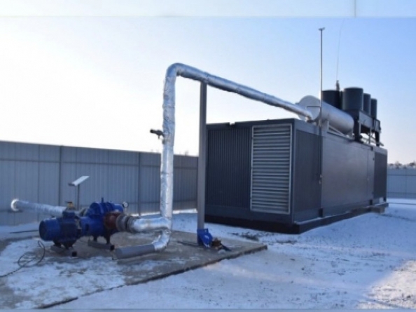 Перша біогазова установка на Черкащині вже виробила 0,8 тисяч кіловат-годин енергії