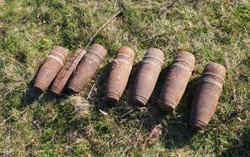 За вихідні рятувальники Черкащини виявили понад сотню снарядів