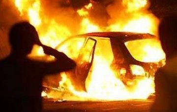 У Кам‘янці легковик загорівся під час руху