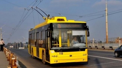 Сьогодні деякі тролейбуси у Черкасах змінять графік руху