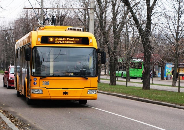 На День міста у Черкасах можна буде безкоштовно проїхатися на тролейбусі