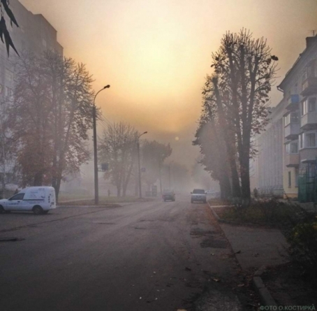 Містичні Черкаси у тумані відобразив черкаський фотограф