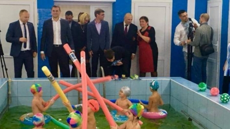 Сучасний басейн відкрито у дитячому садочку №91