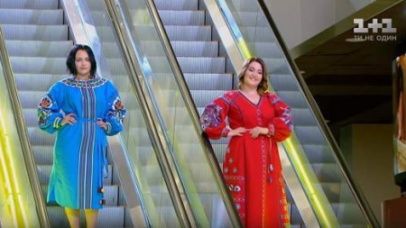 Вишиті сукні черкаської майстрині стали окрасою шоу Модель XL
