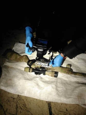 На Черкащині браконьєр під час втечі «загубив» рушницю з оптикою (фотофакт)