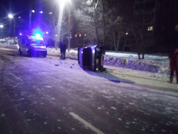 У Черкасах в новорічну ніч п’яний водій спричинив ДТП з потерпілими