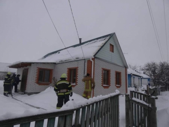 У Шполі рятували від вогню будинок (фото)