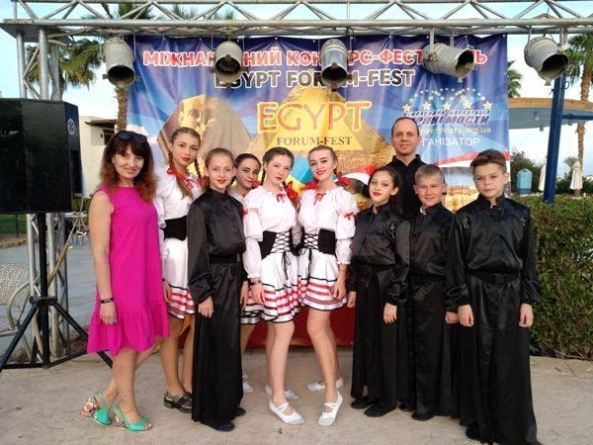 Юні танцюристи з Черкащини гідно виступили на фестивалі у Шарм-ель-Шейху