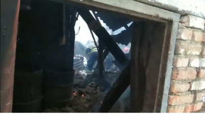 На Черкащині пожежа в будинку забрала життя господаря (відео)