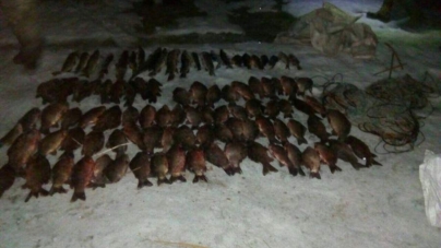 На Золотоніщині затримали браконьєрів, які ловили рибу сітками