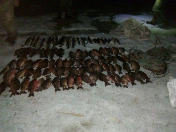 На Золотоніщині затримали браконьєрів, які ловили рибу сітками