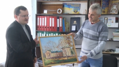 Школу на Черкащині увічнили в картині (відео)