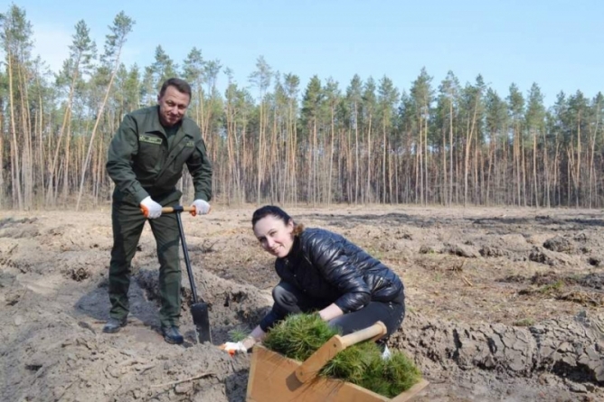 На Канівщині висадили ліс на честь учасників АТО
