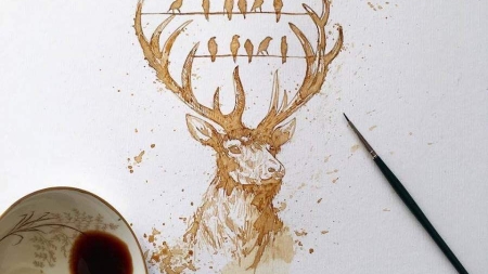 Черкащан вчитимуть малювати кавою