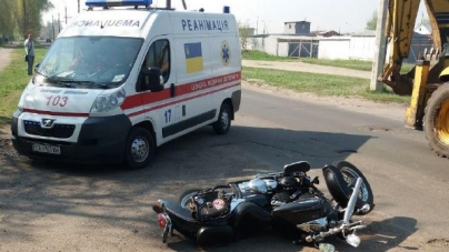У Черкасах в результаті ДТП мотоцикл збив трьох пішоходів